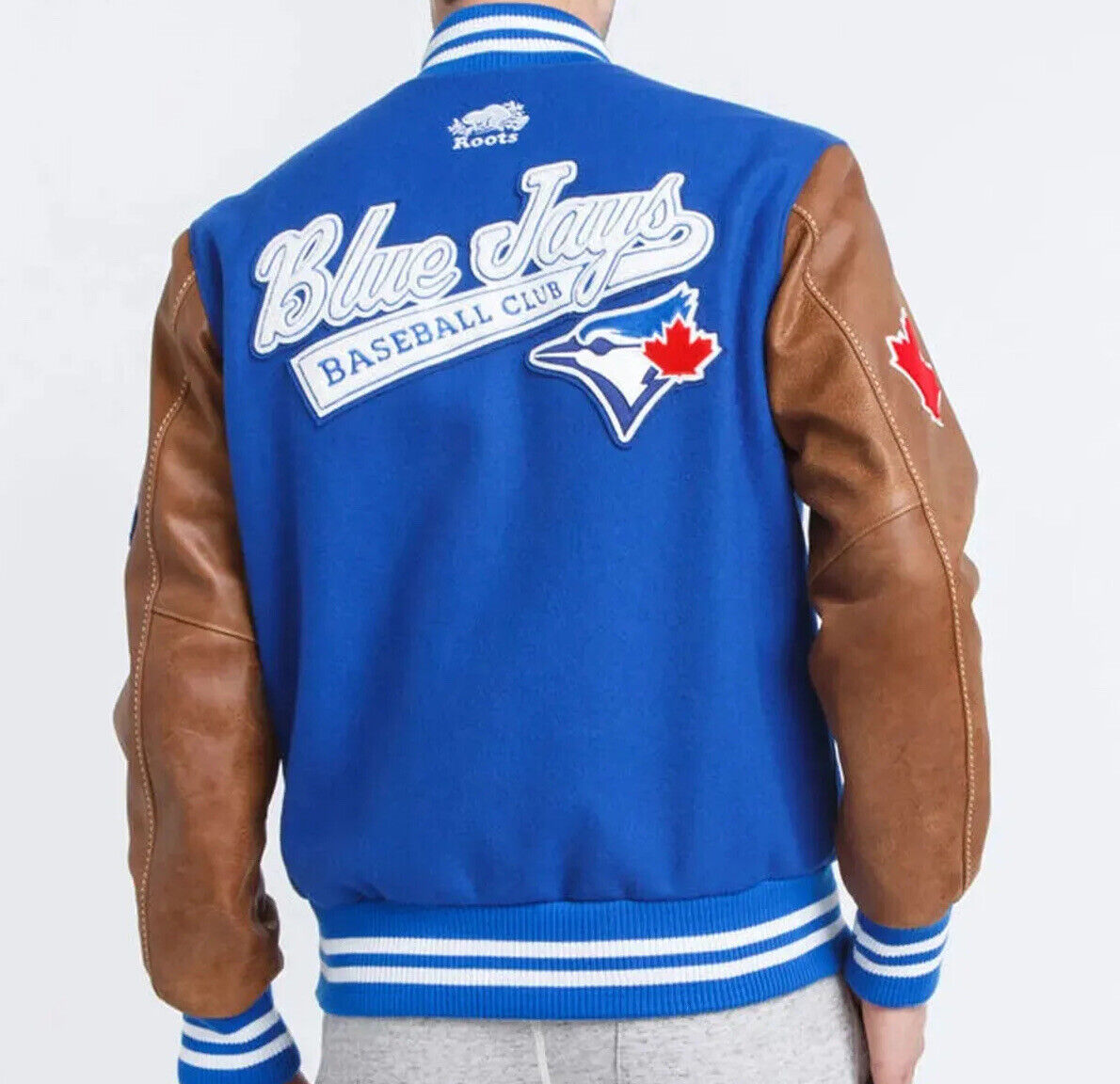 Gizmo Leather & Fabric Varsity Jacket