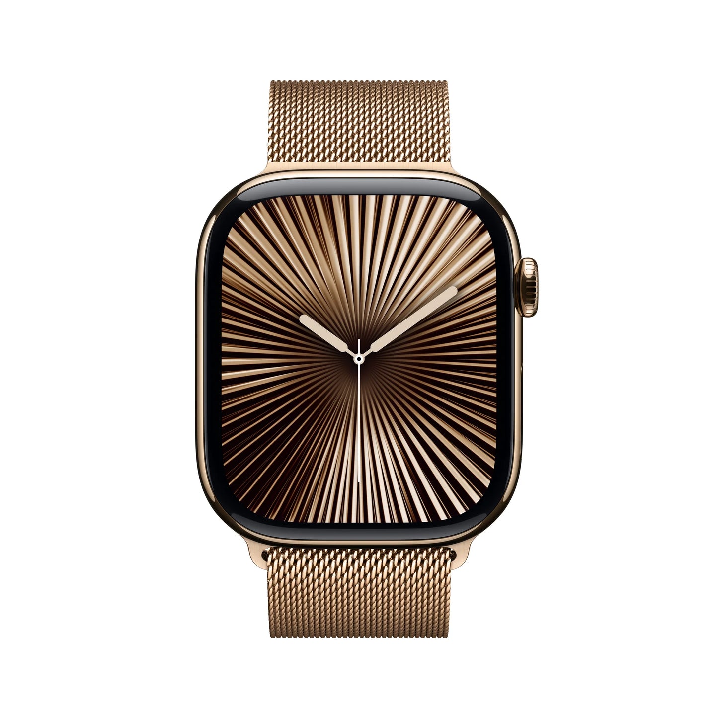 APPLE WATCH SERIES 10 GPS + CELLULAR 46MM GOLD TITANIUM CASE WITH GOLD MILANESE LOOP - S/M