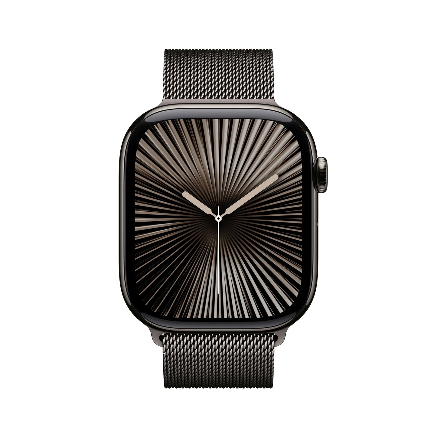 APPLE WATCH SERIES 10 GPS + CELLULAR 46MM SLATE TITANIUM CASE WITH SLATE MILANESE LOOP - S/M