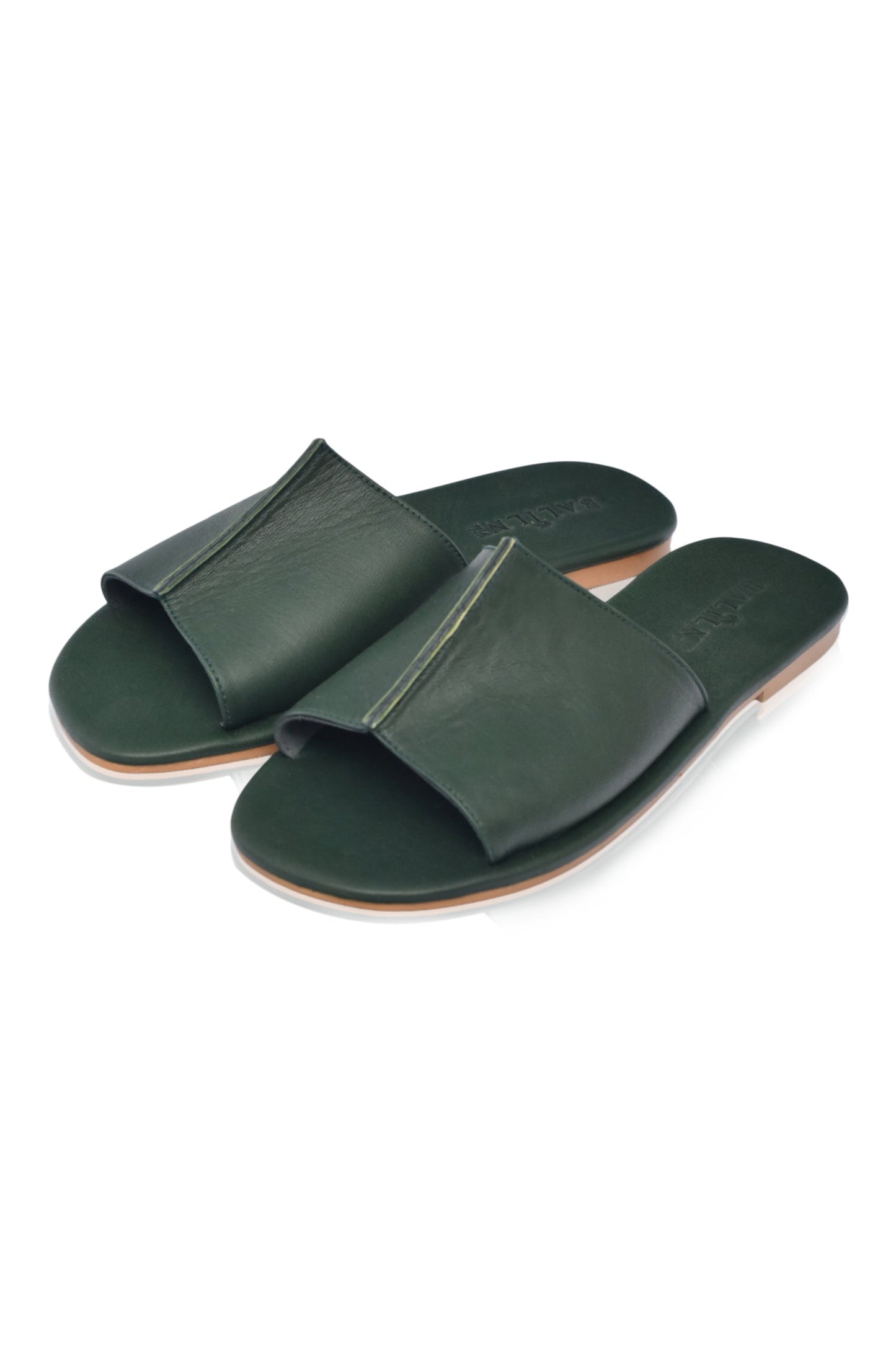 Bilbao Leather Slides
