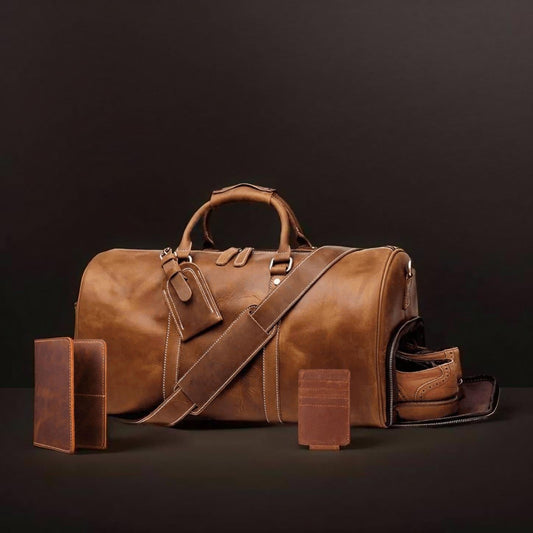 Heritage Elegance Trio | Leather Adventure Set