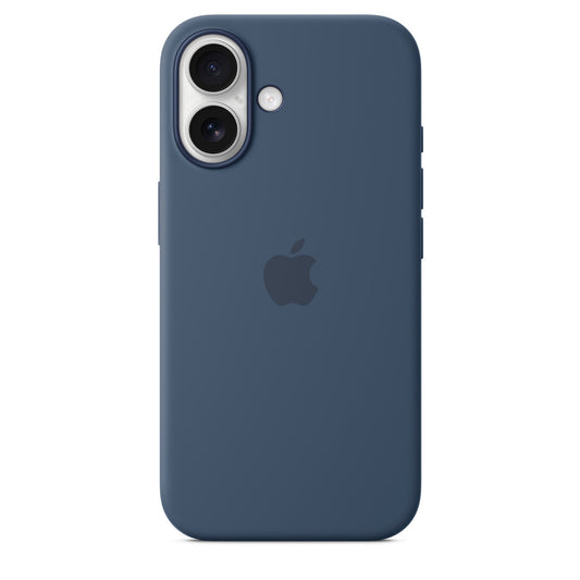 iPhone 16 Silicone Case with MagSafe - Denim