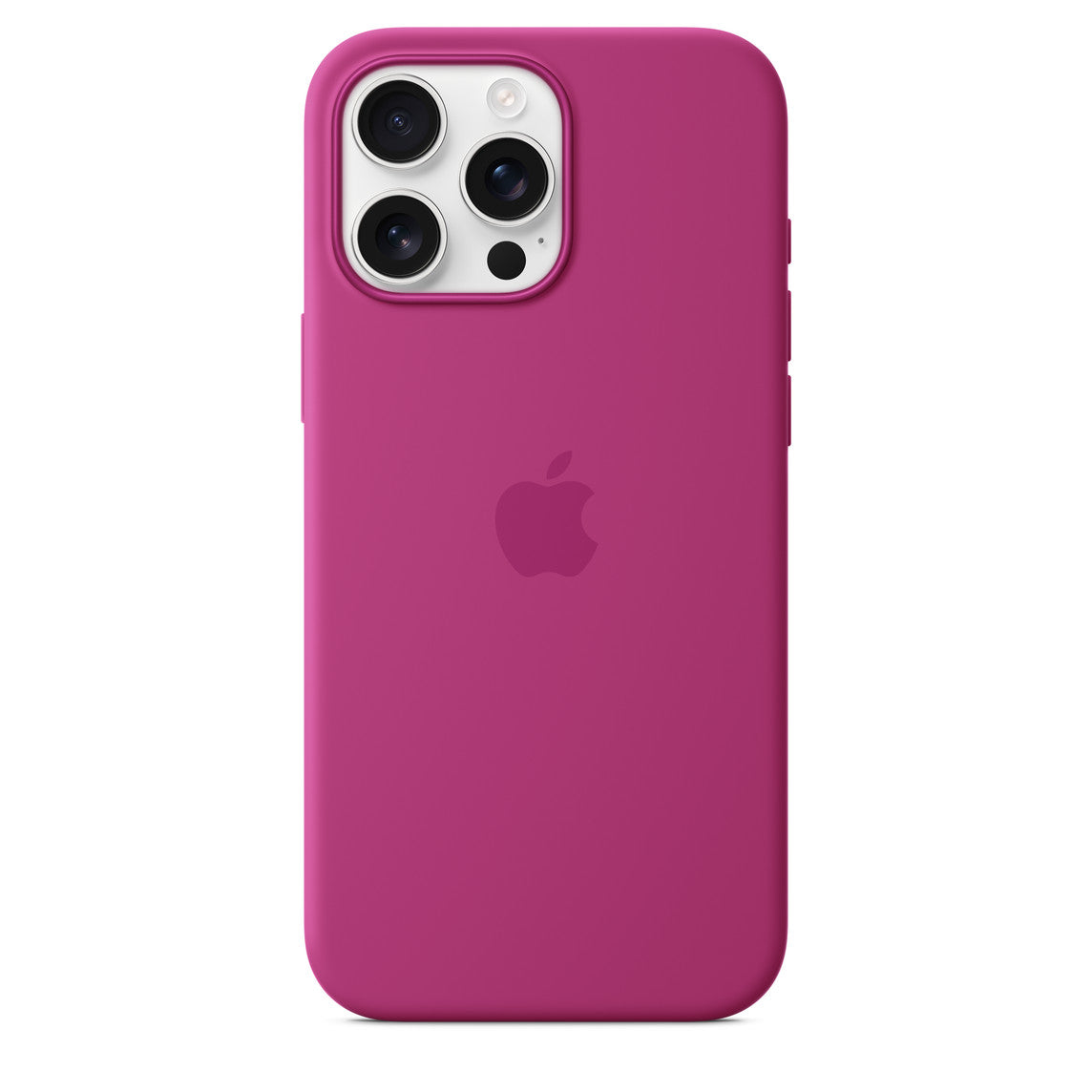 iPhone 16 Pro Max Silicone Case with MagSafe – Fuchsia