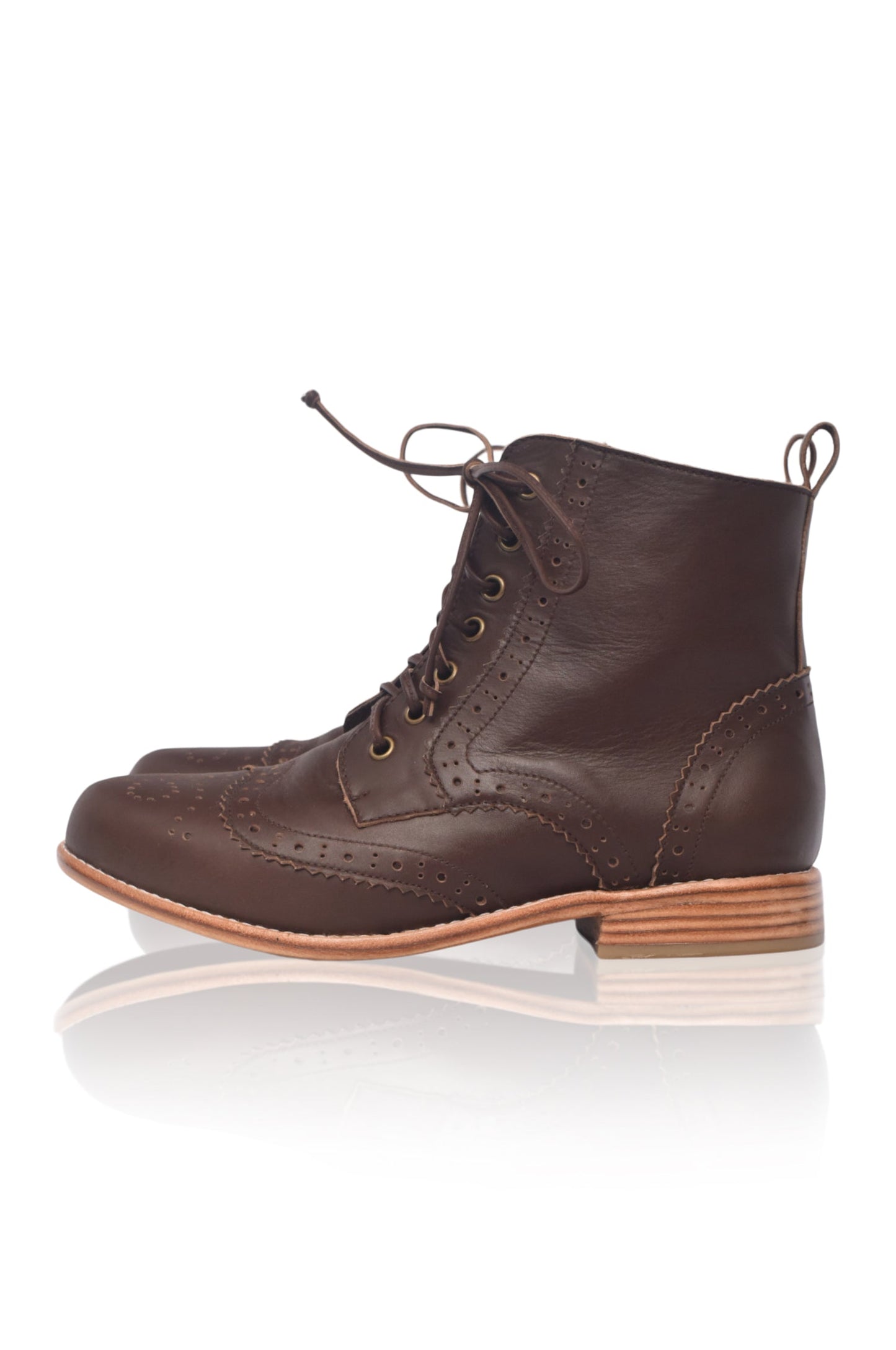 Salstice Brogue Leather Boots
