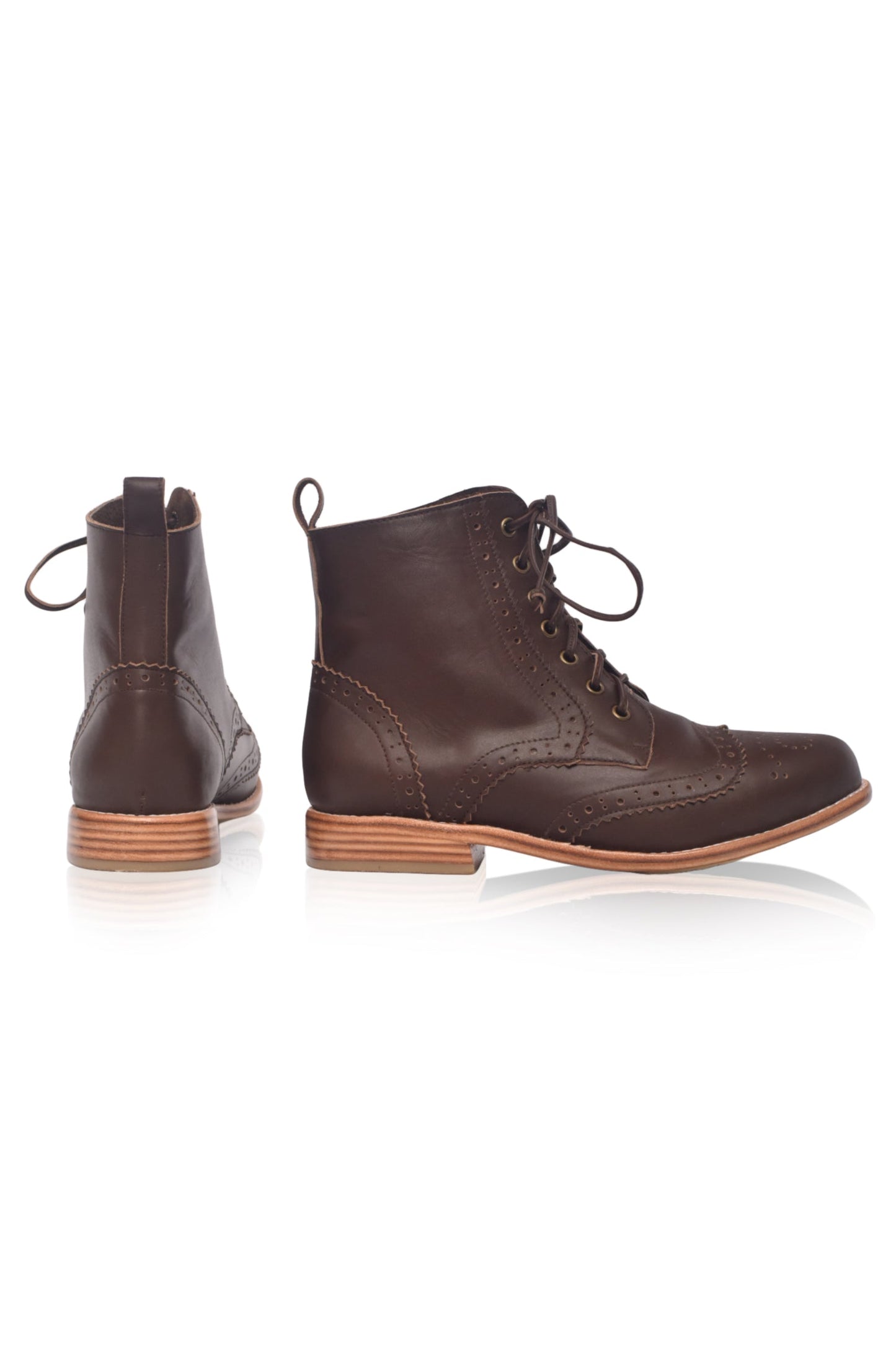 Salstice Brogue Leather Boots