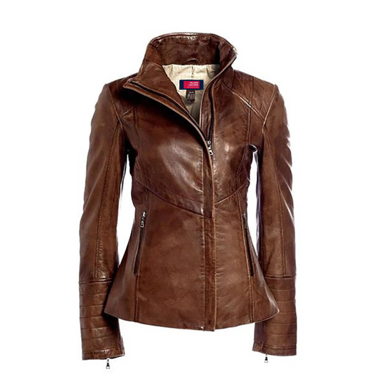 Womens Arrah Leather Jacket
