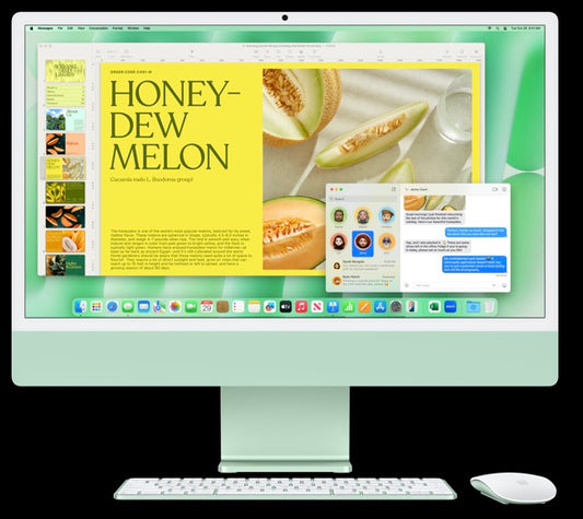 iMac 24" M4 - 10-Core CPU, 10-Core GPU, 16GB RAM, 256GB SSD