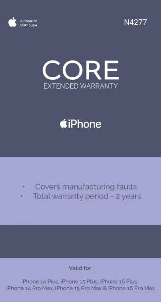 Extended Warranty: iPhone 14 Plus, 15 Plus, 16 Plus, & iPhone 14 Pro Max, 15 Pro Max & 16 Pro Max